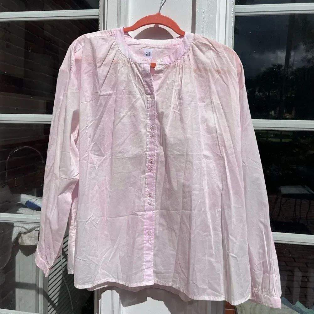 GAP Cotton Tie Dye Tunic Blouse